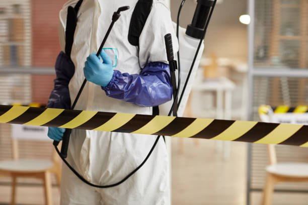 Professional Biohazard technician working in Five Points, NC